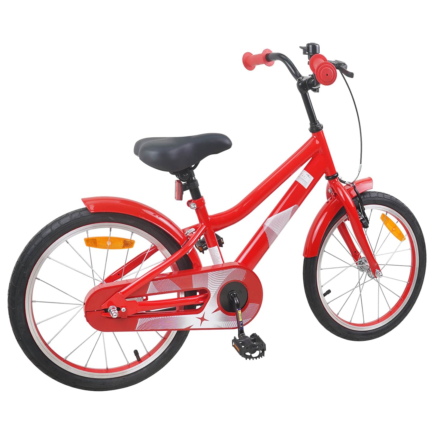 vidaXL Kids Bike 18 Inches for 5-7 Years Old Red