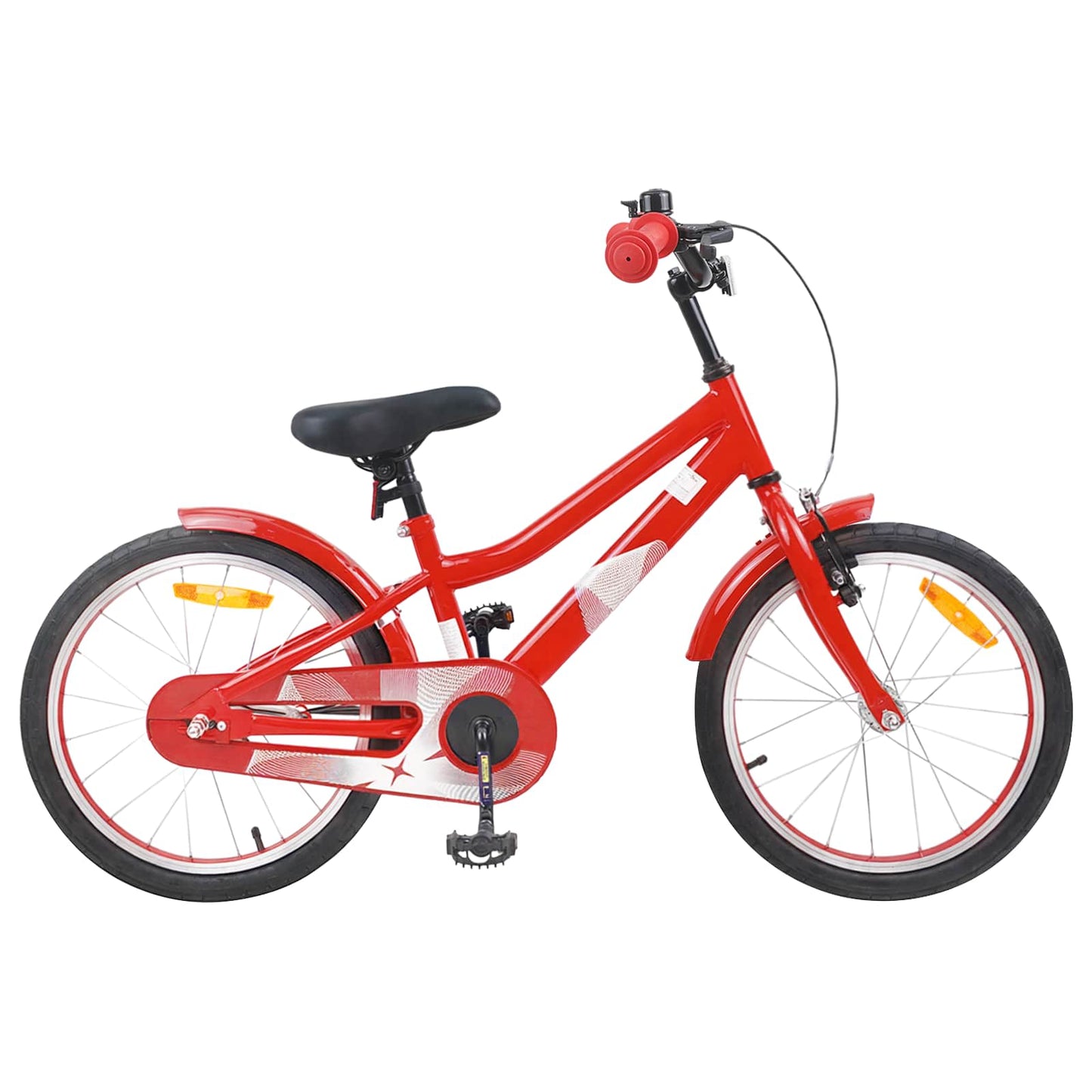 vidaXL Kids Bike 18 Inches for 5-7 Years Old Red