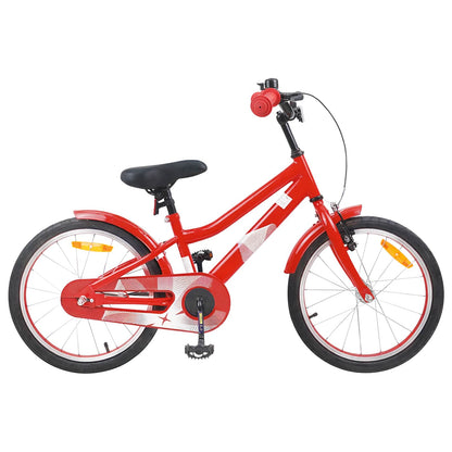 vidaXL Kids Bike 18 Inches for 5-7 Years Old Red