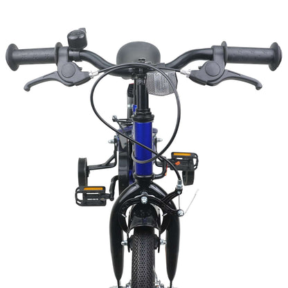 vidaXL Kids Bike 12 Inches for 2-4 Years Old Blue and Black