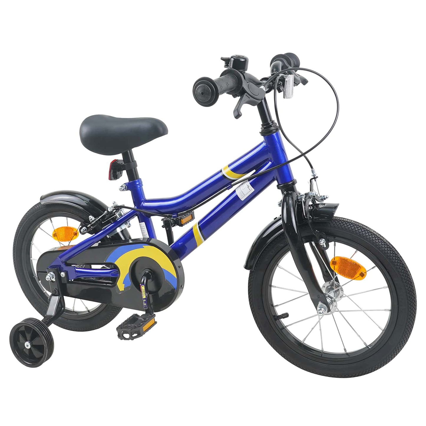 vidaXL Kids Bike 12 Inches for 2-4 Years Old Blue and Black