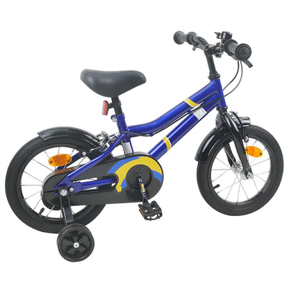 vidaXL Kids Bike 12 Inches for 2-4 Years Old Blue and Black