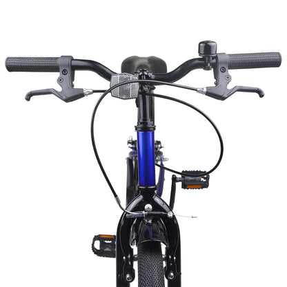 vidaXL Kids Bike 20 Inches for 6-11 Years Old Blue Black