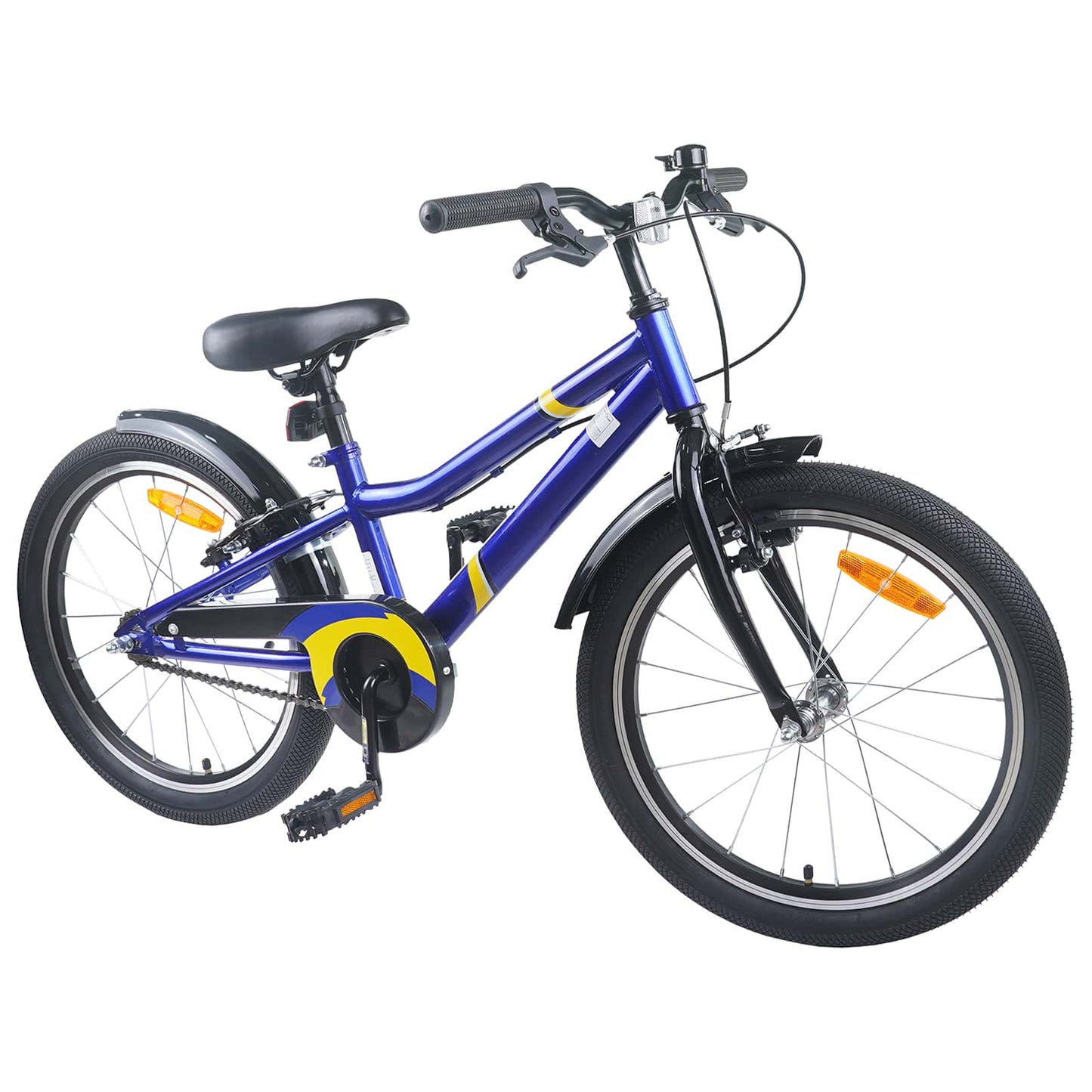 vidaXL Kids Bike 20 Inches for 6-11 Years Old Blue Black