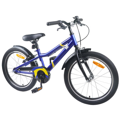 vidaXL Kids Bike 20 Inches for 6-11 Years Old Blue Black