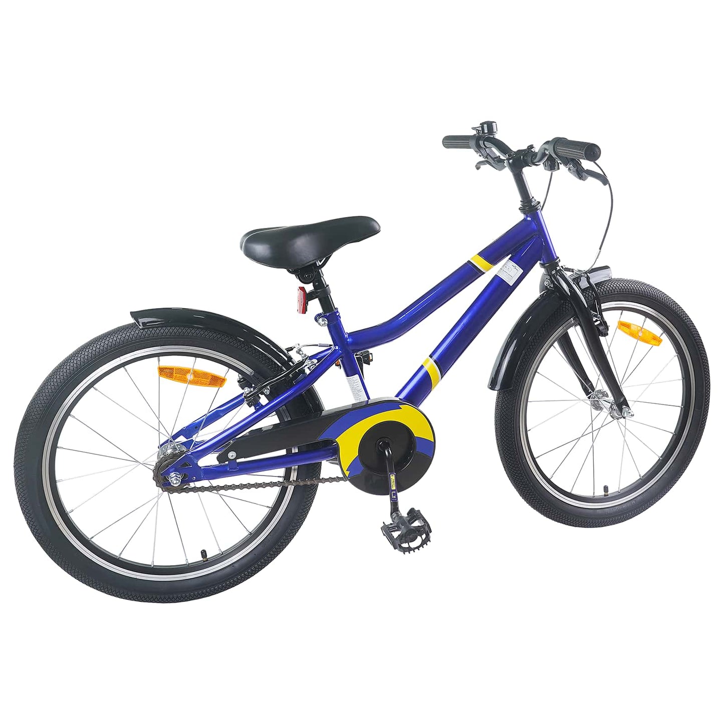 vidaXL Kids Bike 20 Inches for 6-11 Years Old Blue Black