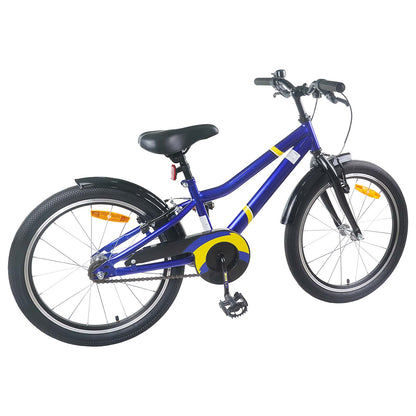 vidaXL Kids Bike 20 Inches for 6-11 Years Old Blue Black