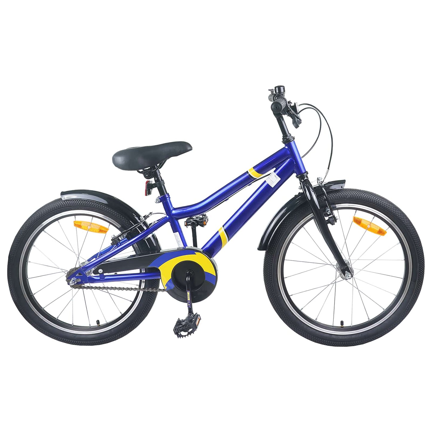 vidaXL Kids Bike 20 Inches for 6-11 Years Old Blue Black