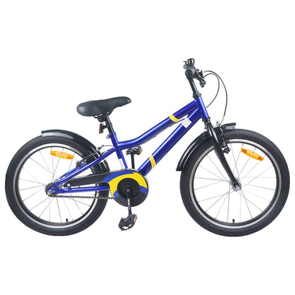 vidaXL Kids Bike 20 Inches for 6-11 Years Old Blue Black