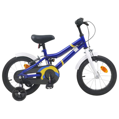 vidaXL Kids Bike 12 Inches for 2-4 Years Old Blue White