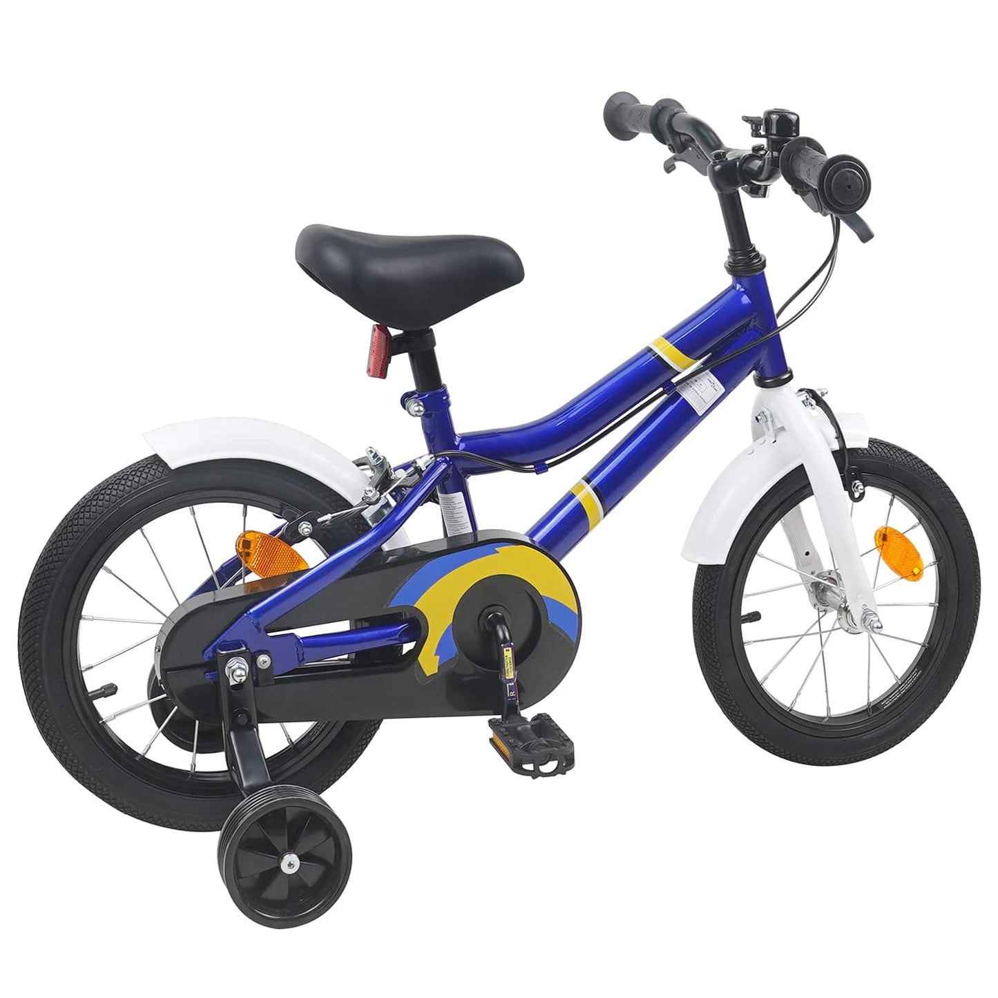 vidaXL Kids Bike 16 Inches for 4-6 Years Old Blue White