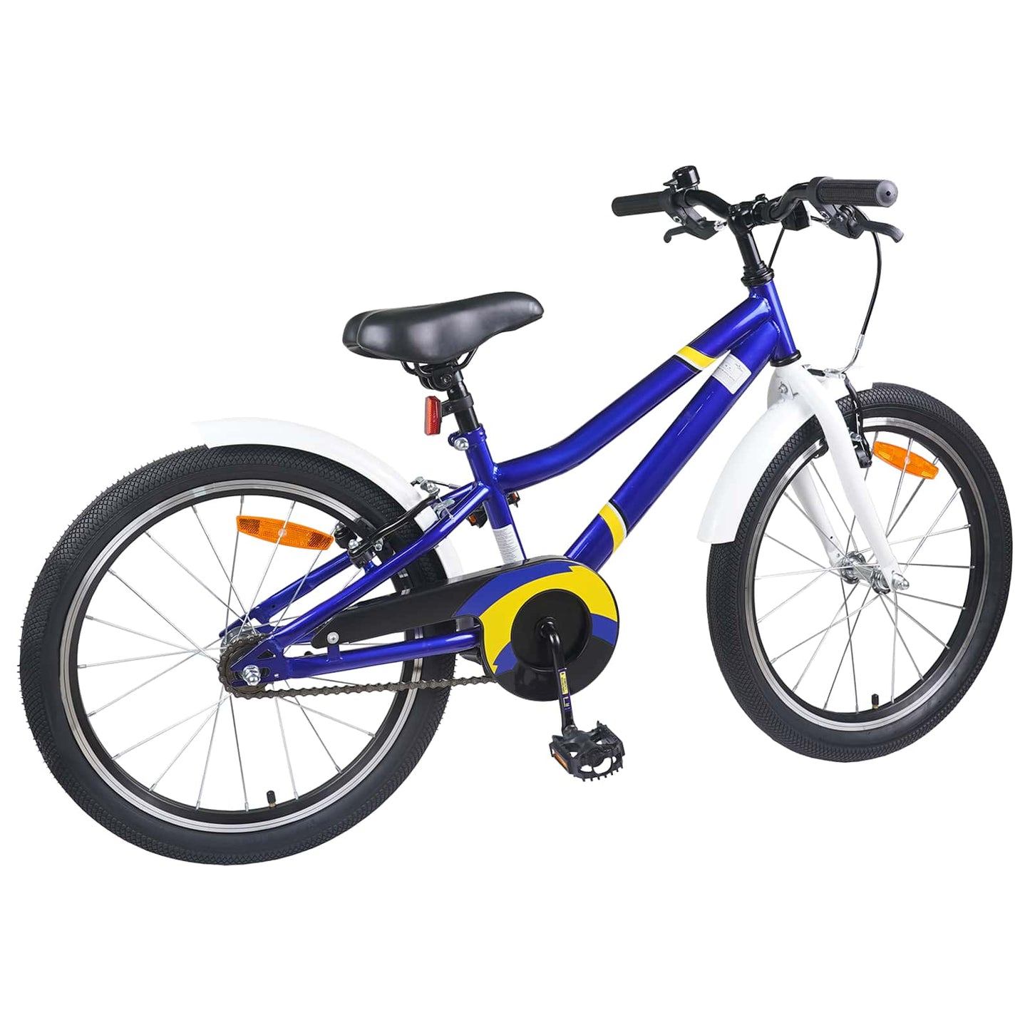 vidaXL Kids Bike 20 Inches for 6-11 Years Old Blue White