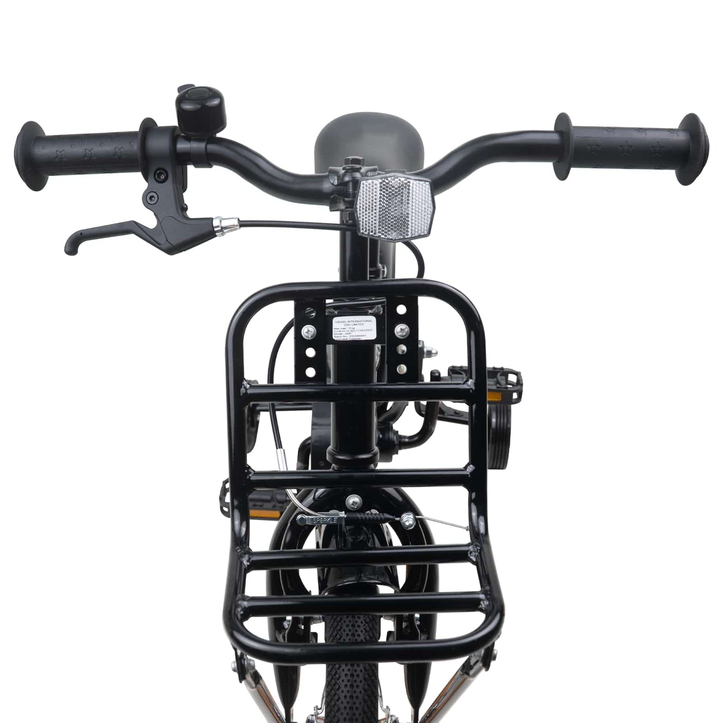 vidaXL Kids Bike 16 Inches for 4-6 Years Old Orange Black