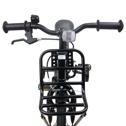 vidaXL Kids Bike 16 Inches for 4-6 Years Old Orange Black