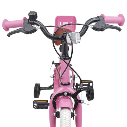 vidaXL Kids Bike 12 Inches for 2-4 Years Old Light Pink