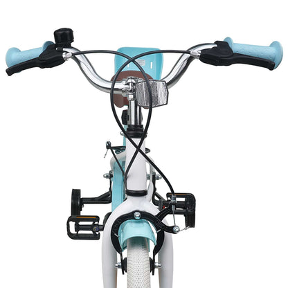 vidaXL Kids Bike 14 Inches for 3-5 Years Old White