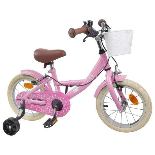 vidaXL Kids Bike 12 Inches for 2-4 Years Old Light Pink