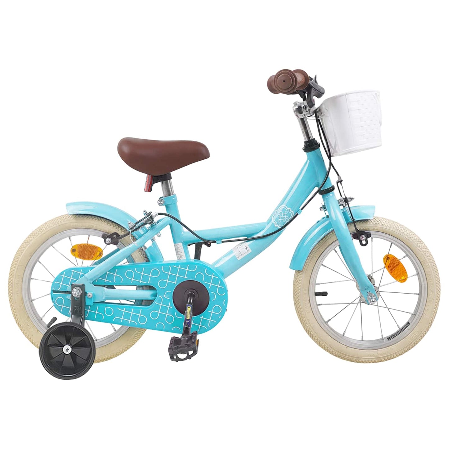vidaXL Kids Bike 14 Inches for 3-5 Years Old Light Blue