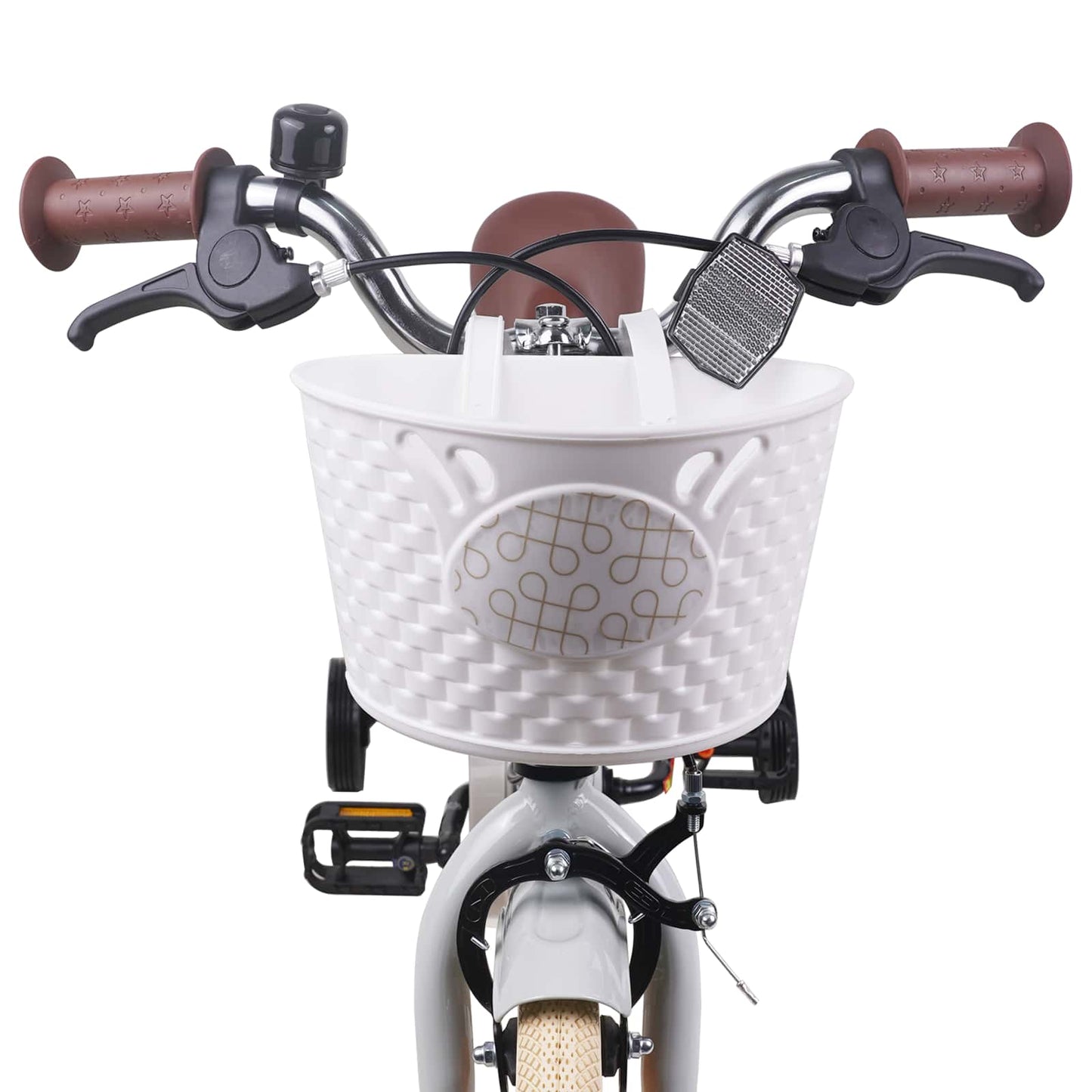 vidaXL Kids Bike 12 Inches for 2-4 Years Old Light Grey