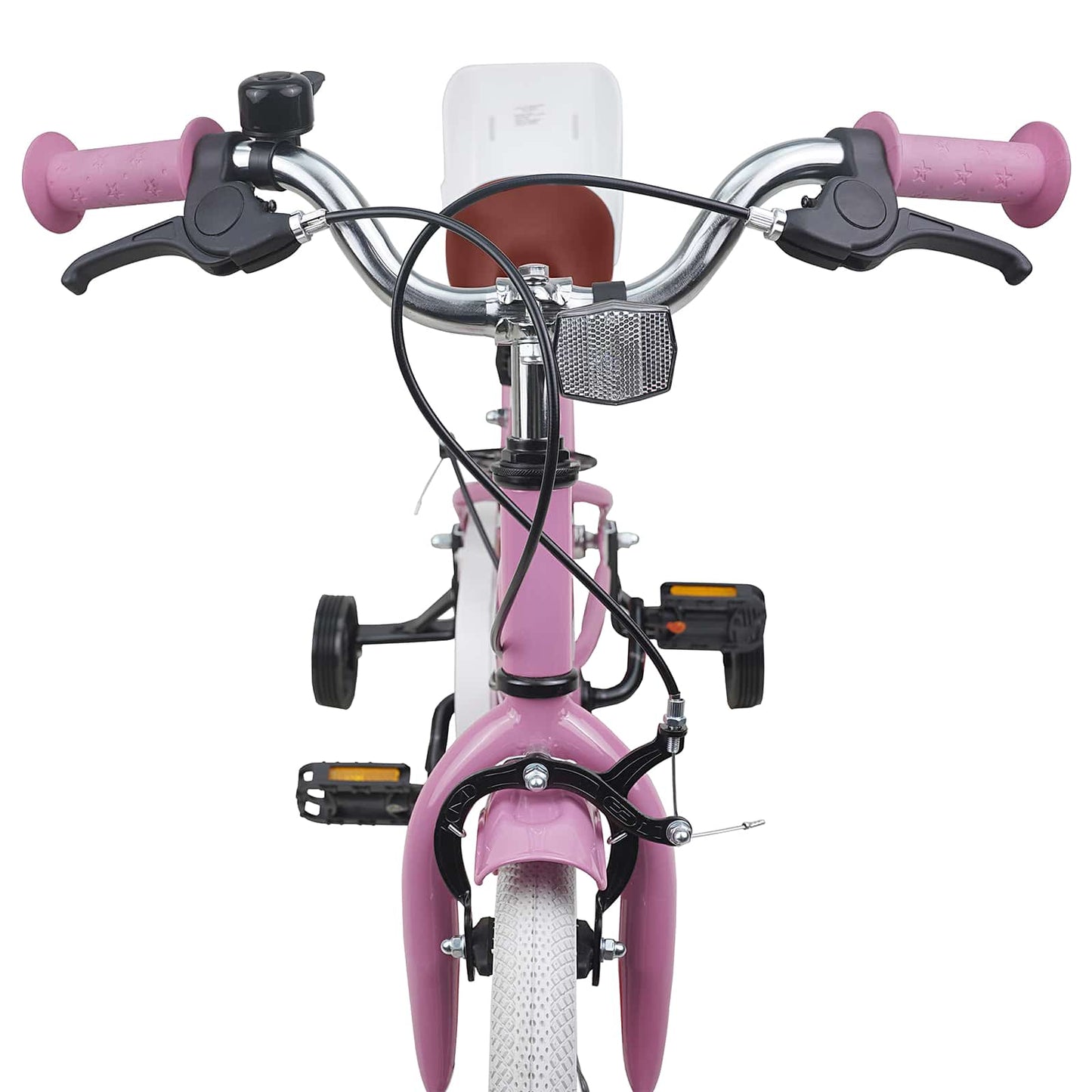 vidaXL Kids Bike 14 Inches for 3-5 Years Old Light Pink