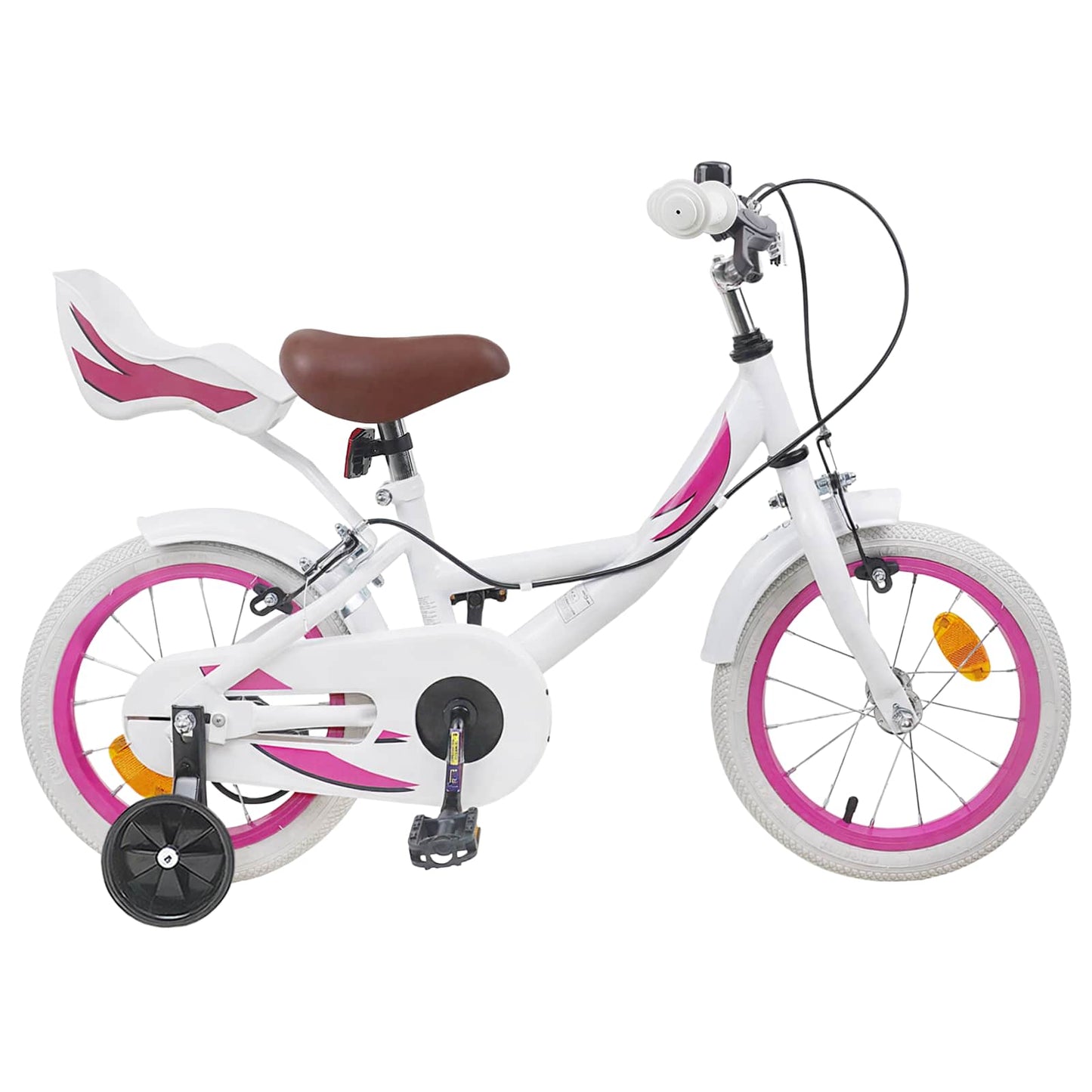 vidaXL Kids Bike 16 Inches for 4-6 Years Old White