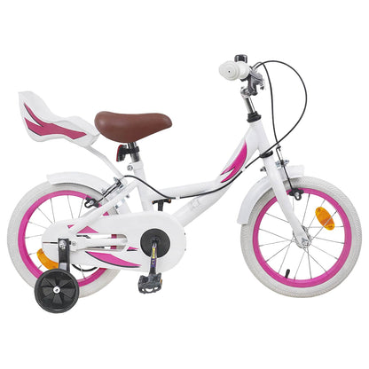 vidaXL Kids Bike 16 Inches for 4-6 Years Old White