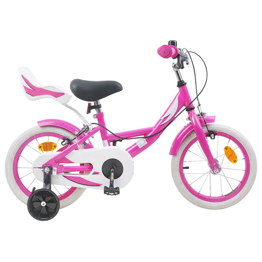 vidaXL Kids Bike 12 Inches for 2-4 Years Old Pink