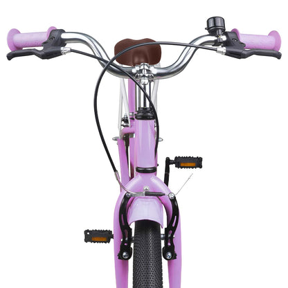 vidaXL Kids Bike 20 Inches for 6-11 Years Old Purple