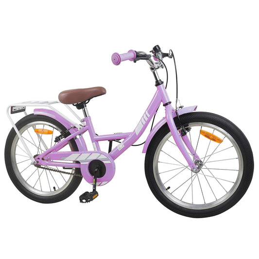 vidaXL Kids Bike 20 Inches for 6-11 Years Old Purple
