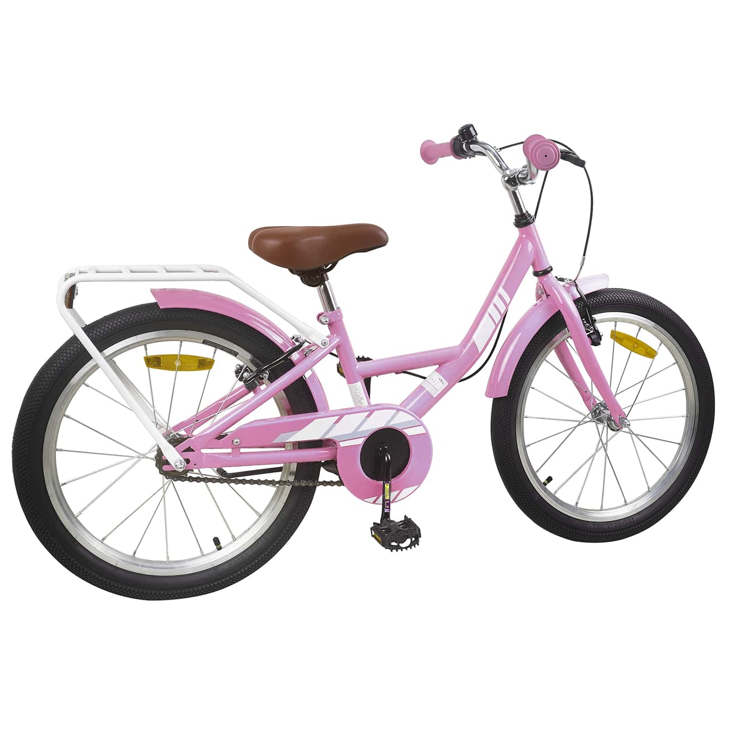 vidaXL Kids Bike 20 Inches for 6-11 Years Old Light Pink
