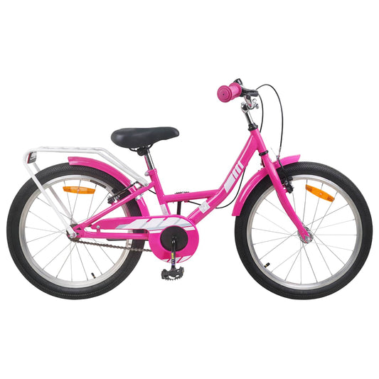 vidaXL Kids Bike 20 Inches for 6-11 Years Old Pink