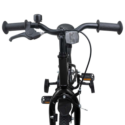 vidaXL Kids Bike 16 Inches for 4-6 Years Old Black