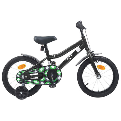 vidaXL Kids Bike 16 Inches for 4-6 Years Old Black