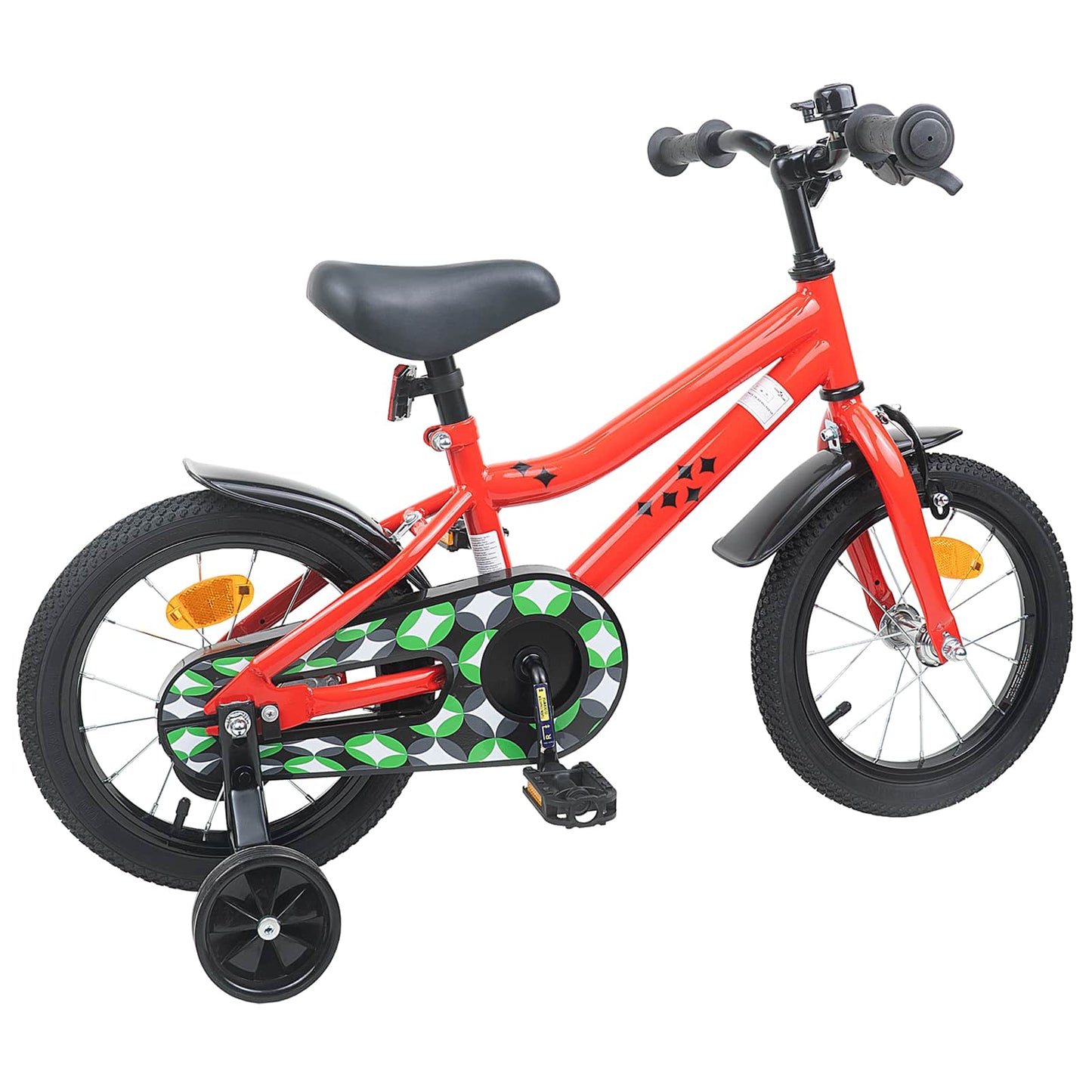 vidaXL Kids Bike 16 Inches for 4-6 Years Old Red