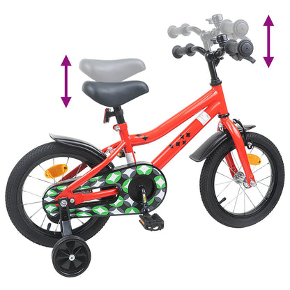 vidaXL Kids Bike 16 Inches for 4-6 Years Old Red