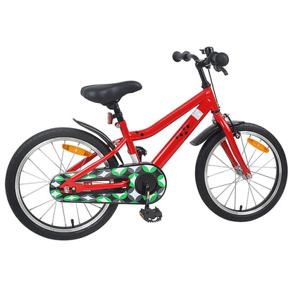 vidaXL Kids Bike 18 Inches for 5-7 Years Old Red