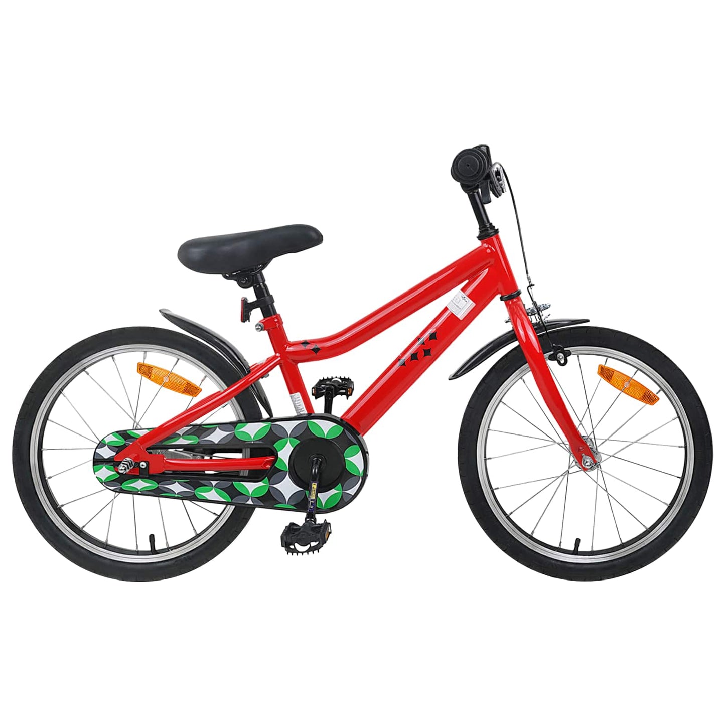 vidaXL Kids Bike 18 Inches for 5-7 Years Old Red