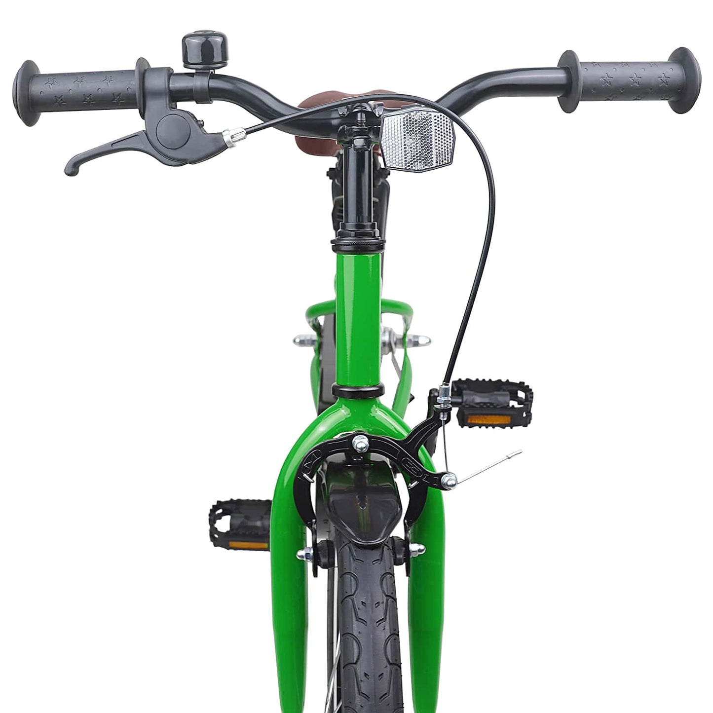 vidaXL Kids Bike 18 Inches for 5-7 Years Old Green