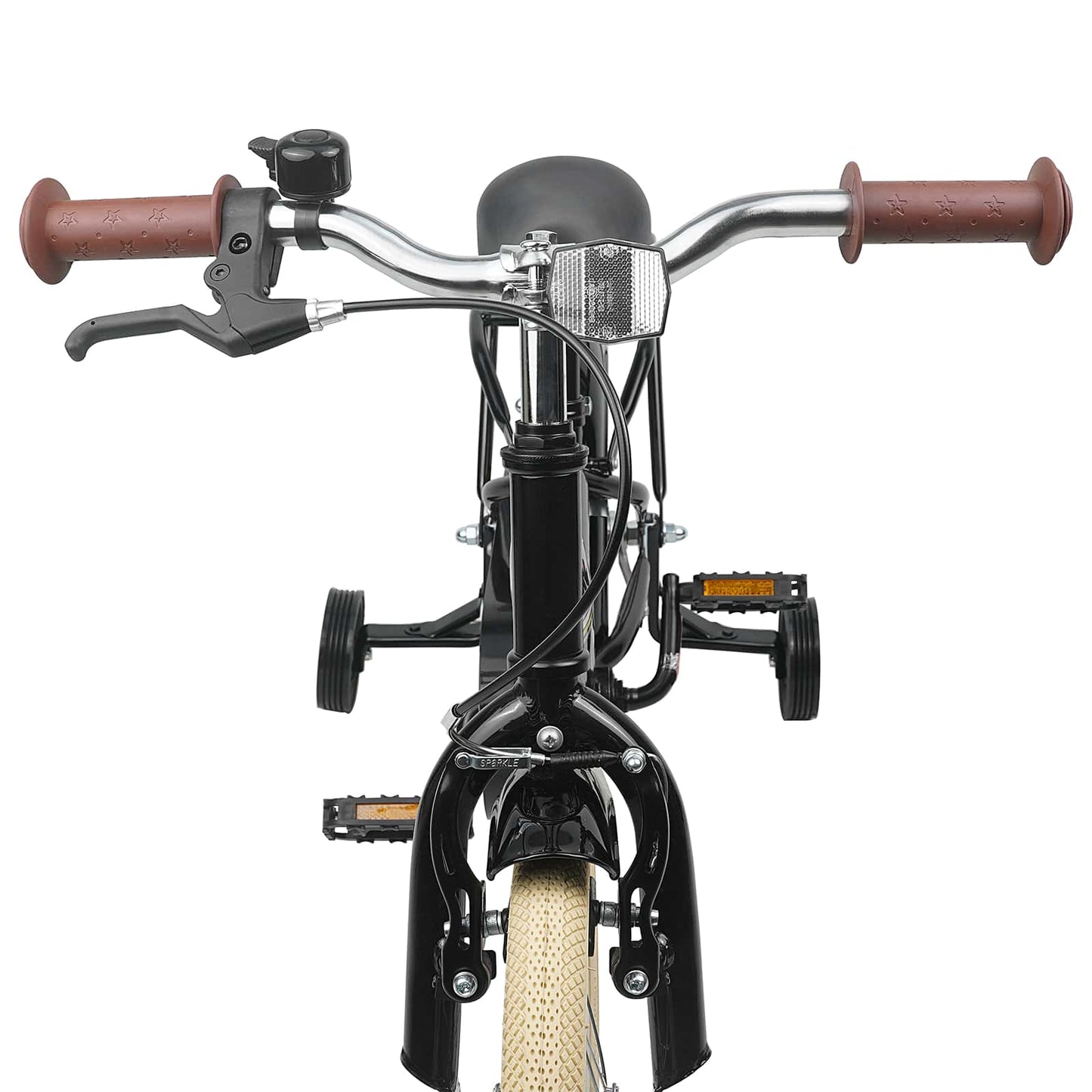 vidaXL Kids Bike 12 Inches for 2-4 Years Old Black