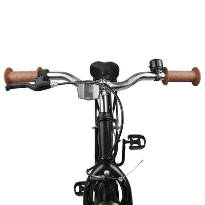 vidaXL Kids Bike 20 Inches for 6-11 Years Old Black