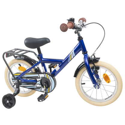 vidaXL Kids Bike 12 Inches for 2-4 Years Old Dark Blue
