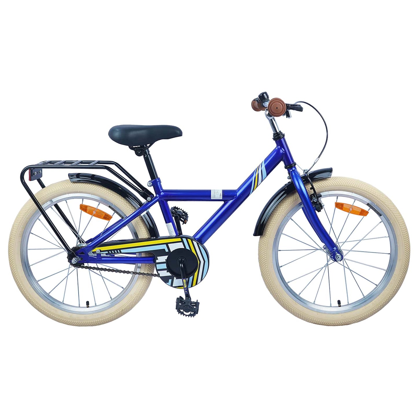 vidaXL Kids Bike 20 Inches for 6-11 Years Old Dark Blue