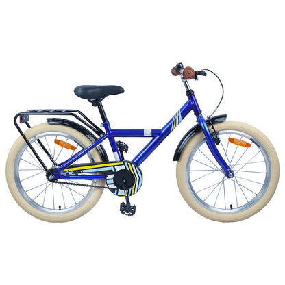 vidaXL Kids Bike 24 Inches for 8-12 Years Old Dark Blue