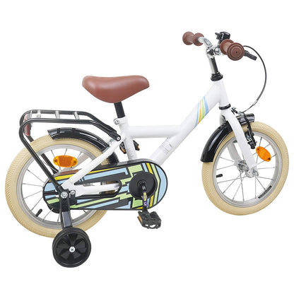 vidaXL Kids Bike 12 Inches for 2-4 Years Old White