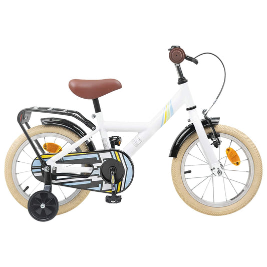 vidaXL Kids Bike 16 Inches for 4-6 Years Old White