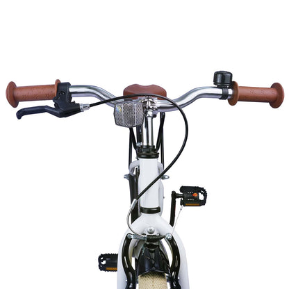 vidaXL Kids Bike 20 Inches for 6-11 Years Old White