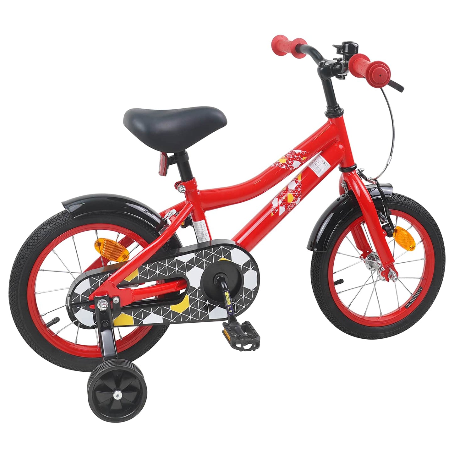 vidaXL Kids Bike 16 Inches for 4-6 Years Old Red