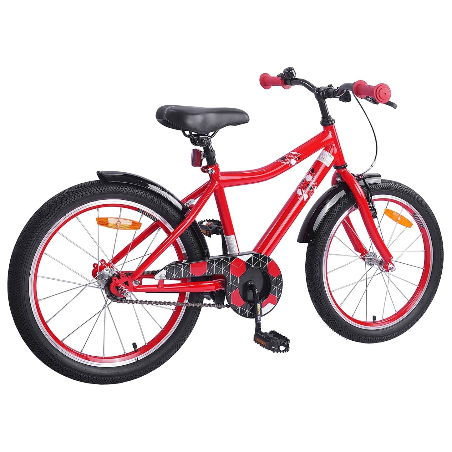 vidaXL Kids Bike 20 Inches for 6-11 Years Old Red