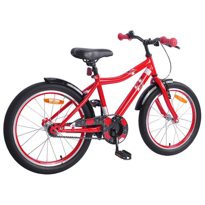 vidaXL Kids Bike 20 Inches for 6-11 Years Old Red