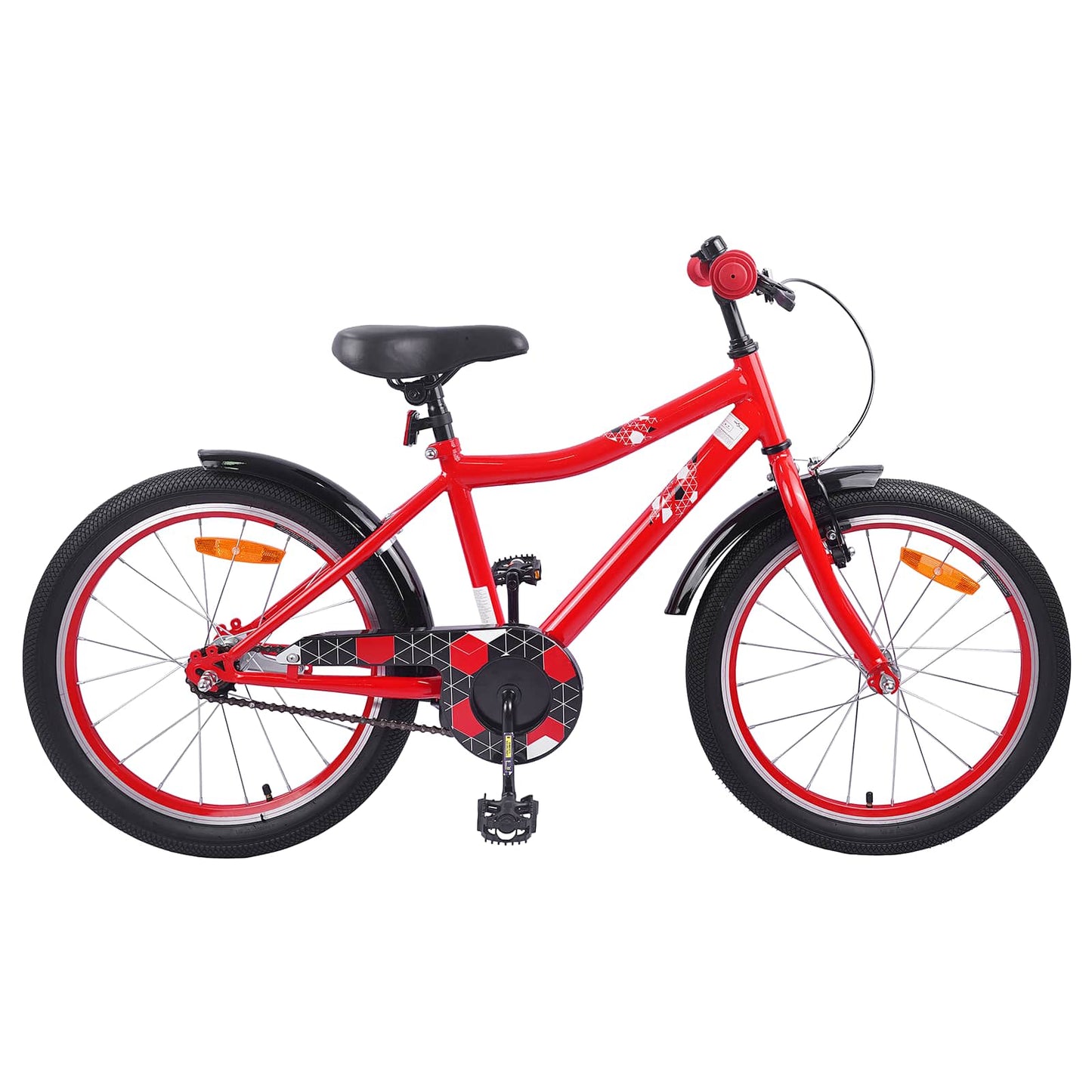 vidaXL Kids Bike 20 Inches for 6-11 Years Old Red